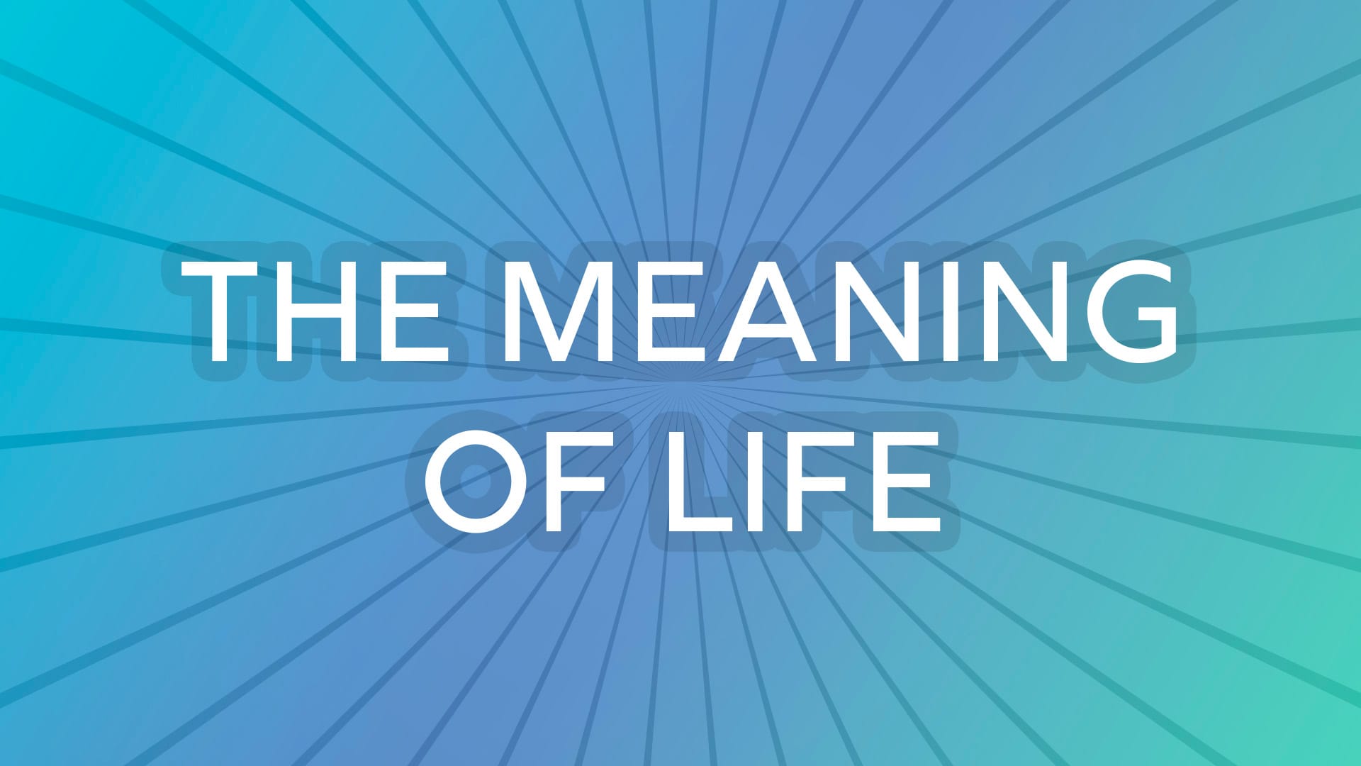 What is the meaning of life?
